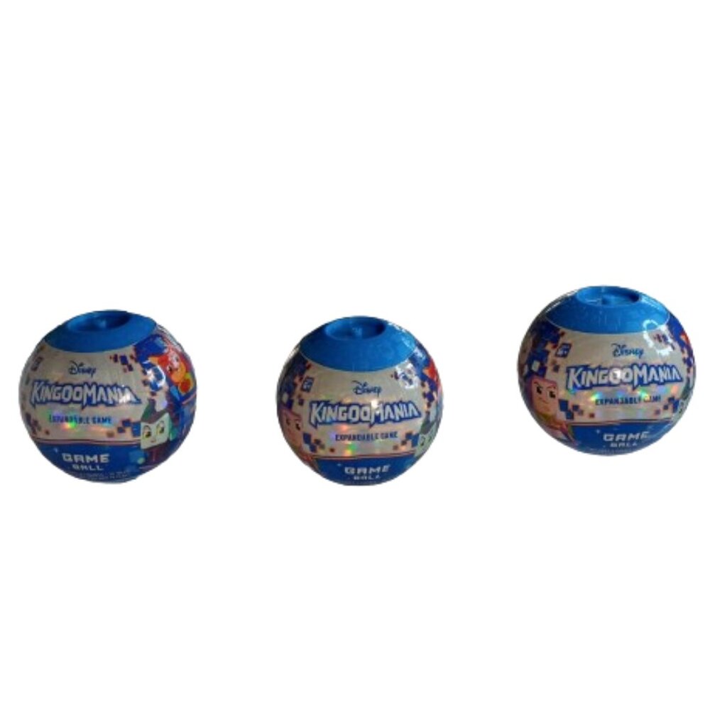 3 DISNEY KINGDOMANIA SERIES 1 GAME BALLS SEALED